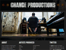 Tablet Screenshot of chanceproductionschicago.com